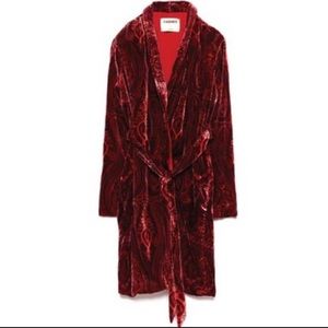 L’agence Cressida Velvet Robe Jacket